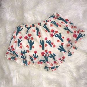 Cactus 🌵 shorts with ruffles